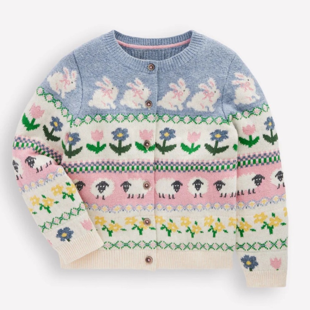 NWT Boden Fair Isle Cardigan